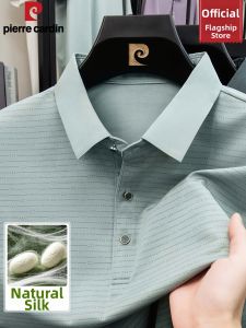 Pierre Cardin | Mens Thin Silk Polo T-Shirt