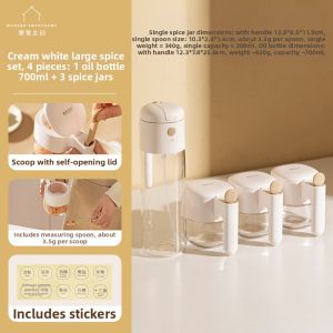 MODERN SWEETHOME | Dual-use Kitchen Oil Bottle Food-grade Glass