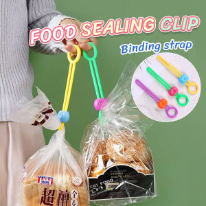 Jozoo 1/5Pcs Color Sealing Clip Creative Food Preservation Seal Rope Kitchen Storage Tool