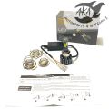 TDD E12 [1PIECE] 8LED HEADLIGHT 45WATTS FOR CAR/MOTORCYCLE HIGH/LOW (WHITE) or HIGH WHITE LOW YELLOW. 