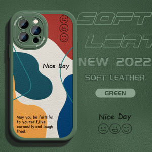 Hontinga Casing Case For Vivo Y03 Y18 Y18e Y28S 5G Y27S Y36 5G 4G V25 5G V25E Y22 Y22S Y35 Y77 5G Y27 5G 4G IQOO 12 5G Case Cute Cartoon Smile leather Soft Silicone Phone Case Cases Shockproof Back Cover Phone Casing Softcase For Girls