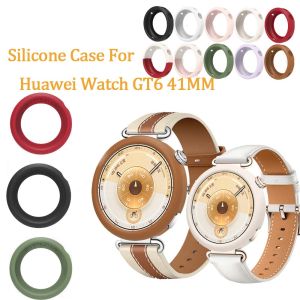 Silicone Protector Watch Case Shell For Huawei Watch GT6 41MM Protective Cover Shell Bumper Frame Replacement Accessories