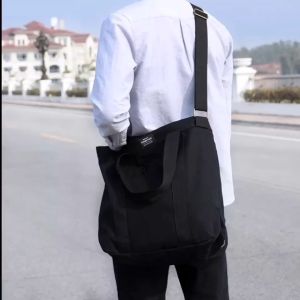 SIMPLE Crossbody Bags Men Designer Shoulder Strap Sling Party Waist Pack Male Canvas Purse Side Messenger Mobile Handbag