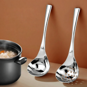 DANBIYIN | Muỗng Chắt Canh Inox 304 316 Dài Dùng Cho Lẩu