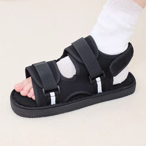 1Pcs Breathable Gypsum Fracture and Foot Injury Shoes Orthopedic Support Brace Versatile for Walking Post Op Shoe