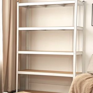 KOME LIFE ชั้นวางของ ชั้นเก็บของ ชั้นเหล็ก ชั้นวางของเอนก 4/5/6ชั้น สแตนเลส ไม้ ครัว ชั้นวางของ ตู้หนังสืออเนกประสงค์ Warehouse shelf