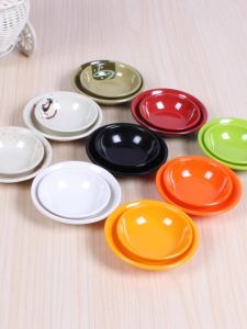 Melamine Sauce Dish Color Imitation Porcelain Tableware Pickle Saucer Hot Pot Condiment Sauce Seasoning Soy Sauce Dish Vinegar Dish Plastic Sauce Dish Commercial