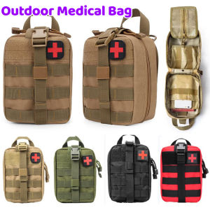 Military EDC Tactical Bag Waist Belt Pack Emergency Tools Pack Outdoor Medical First Aid Kit Camping Survival Pouch