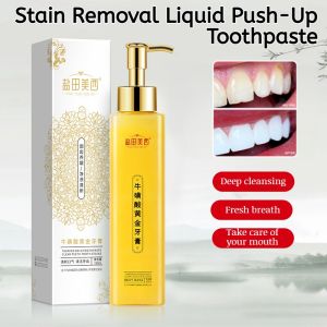 Liquid Toothpaste Sulfur Whitening Factor Pressed Breath Toothpaste