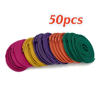 1 Can of 50 Mixed Spiral Incense Sticks + Gourd Base Scents of Rose Jasmine Lavender Lemongrass and Orange Burn Time: 3-4 Hours. Suitable for Air Purification Yoga Meditation Fitness Home Cleaning and Relaxation. Ideal Gift Choice for Home Use...