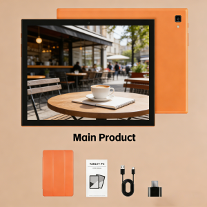 Paitanry Tablet Android 15 Octa Core 128GB ROM 8GB RAM 1TB Expand 5000mAh IPS HD 1280x800 Bluetooth GPS Dual WiFi Dual Camera