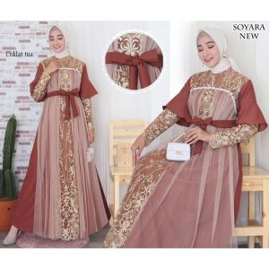 SOYARA Gaun Pesta Muslimah