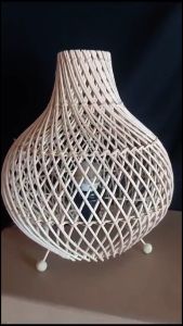 kap lampu tidur meja rotan Diameter 25 CM