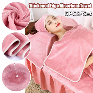 Beauty Salon Towel Set Fiber Soft Absorbent Towel Home Cleaning Comfortable Turban Massage SPA Bath Dress Beach Towel