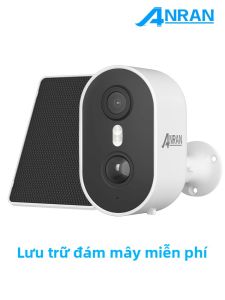 ANRAN 3MP Camera An Ninh Năng Lượng Mặt Trời Ngoài Trời Với Hình Người Phát Hiện Màu HD Tầm Nhìn Ban Đêm Giám Sát Không Dây Miễn Phí Lưu Trữ Đám Mây