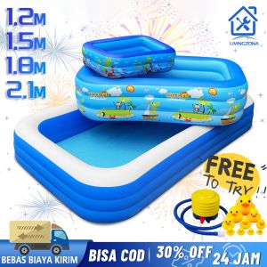 [COD Stok Ready] Kolam Renang Anak Kolam Renang Mandi Anak Ocean Pool Kolam Mandi Anak Kolam Renang Anak Jumbo Kolamrenang Anak Besar Murah 120x85x30 150x105x55