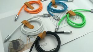Super-Fast Charger USB Wire USB Cable Type C Cable Liquid Silicone Cable 120W Quick Charge USB Bold Data Line