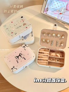 Large Capacity Ins Jewelry Box Dustproof Anti-Oxidation Necklace Ring Organizer Portable Fashion Storage Box for Everyone
