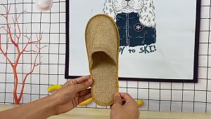 10 Pairs Hotel Slippers Disposable Closed Toe SPA Slippers For Hotel Guest White Gray