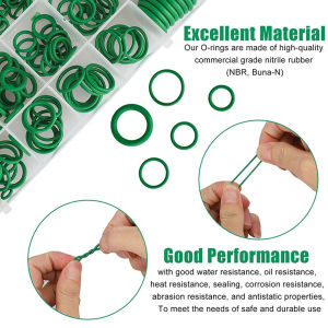 270Pcs O-Type Sealing Rubber Ring Automotive Air-Conditioning Compression Confidential Seal Maintenance Rubber Accessories