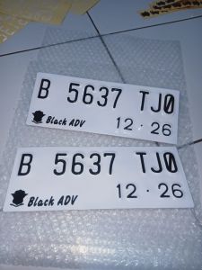 PROMO!!! Plat putih baut tanam Sepasang