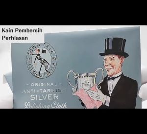 Polishing Cloth Kain Pembersih Perhiasan Cincin Kain Pembersih Perhiasan Perak Emas Metal Aksesoris