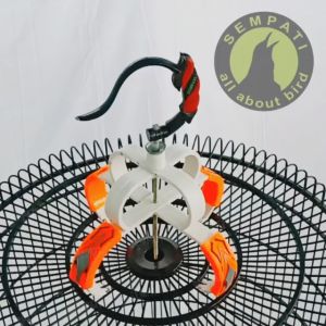 SEMPATI Mahkota Murai Racing Variasi Sangkar Kandang Burung Murai Mahkota Racing Balap Aksesoris Gantungan Pion MKBLP