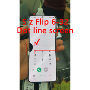 With Frame LCD For Samsung Z Flip 6 F741 F741B LCD Display Screen Display Touch Screen with Defect Digitizer Assembly PARTS