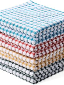 Khăn Lau Nhà Bếp Bằng Cotton Nguyên Chất Không Rụng Khi Lau Đĩa Rửa Bát Khăn Lau Nhà Bếp Dùng Nhiều Lần Khăn Lau Nhà Bếp