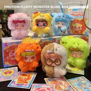 Mặt Dây Chuyền Búp Bê Vinyl Nhiều Màu Sắc Q Baby Emotion Hairy Monster Blind Box Đồ Trang Trí Thủ Công Dễ Thương Quà Bí Ẩn Dành Cho Độ Tuổi 14 Trở Lên