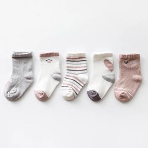 (5 pasang / bungkus) kaus kaki murah kaus kaki kartun anak-anak bayi