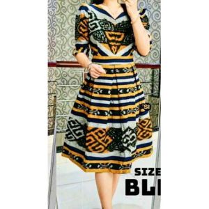 dress wiru mayung tenundres pesta tenun