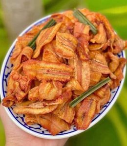 CHUỐI SẤY KHÔNG ĐƯỜNG GIA LAI 1KG