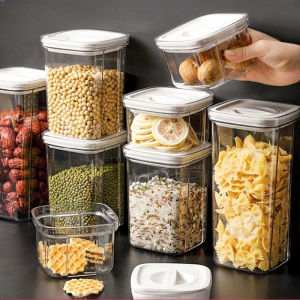 YESPERY High-capacity Kitchen Multigrain Snack Sealed Storage Box Dried Fruit Dried Goods Jar Moisture-proof Food Storage Container