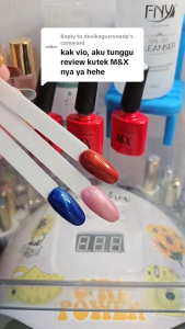 Kutek Kuku Glitter Soak Off Nail Gel Polish UV LED Glitter blink Kutek Gel Cat Kuku Tahan Lama KU072