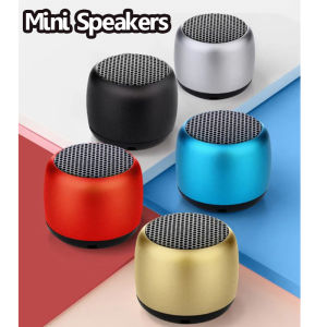🎵COD+original+Ready Stock🎵Bluetooth speaker small subwoofer wireless speaker travel portable outdoor small size loud mini portable wireless speaker metal stereo music player