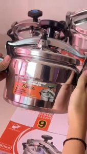 QIN AI STORE PANCI PRESTO Lingkaran Dua | Panci Presto Daging Aluminium High Quality | Kapasitas 3L 4L & 7L