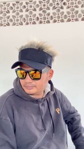 Topi Rambut Palsu Sport Bulu Korea Cosplay Golf Tenis Elegan Stylish Viral Best Seller