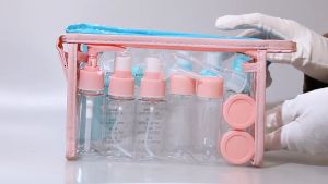 Travel Bottle Set Toiletries Botol Travel Container Refill Bottle Shampoo Bottle Travel Pump Bottle Dispenser Bottle