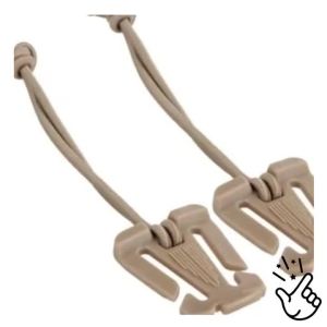 2/4/6pcs Backpack Buckle Clamp Carabiner Survival Gear Tools Carabiner Clips Outdoor Nylon Camping Bag Hanger Hook Wild Hike