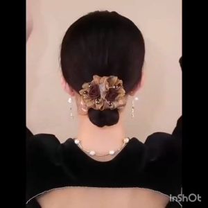 MYPINK ยางรัดผม โบว์ผูกผม ยางมัดผม โบว์ดอกไม้ สวยมาก งานดี ไม่กินผม