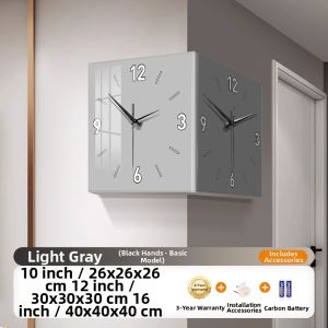 ARTPIONEER | Modern Minimalist Corner Dual-Side Wall Clock