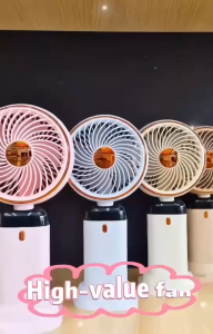 Kipas Mini Tangan Yase YS-2323A Paparan Digital | 5 Kelajuan USB Rechargeable Handheld Fan