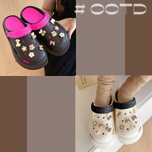 LHSunday  งานปังเวอร์ รองเท้าแตะผู้หญิงหัวโตส้นหนารุ่นฮิต รุ่นนี้บอกเลยเอาใจสายเสริมส้นด้วยความสูงถึง 1.5 นิ้ว ใส่สบายไม่หนักเท้า มาพร้อมตัวการ์ตูนสุดหวานเอาใจสายคุณหนูทั้งหลาย ไม่อยากเอาท์กดเลย