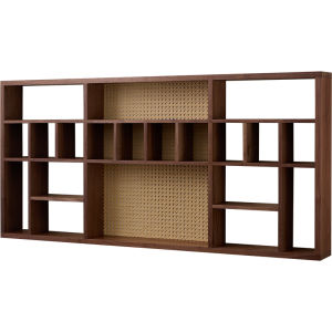 Cubespace | Chinese Style Wall Mounted Wooden Display Rack