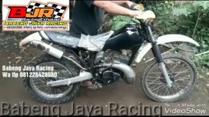 Knalpot Udang Trail Suzuki TS 125 & TS 100 Model KTM Fullkrum by Babeng Jaya Racing