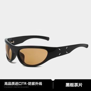Y2K Cat Eye Hairband Sunglasses Women High Sensation GM New Style Jennie Sun Protection Polarized Driving round Face Sunglasses