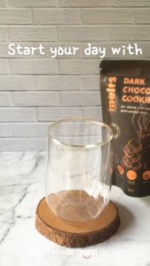 Melts Dark Chocolate Cookies - Snack Sereal Sehat Diet Coklat 120g/40g