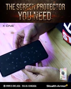 X.One Stealth Armor 3 Clear Matte Screen Protector for iPhone 16 15 14 13 12 Mini 11 Pro Xs Max Xr X