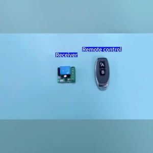 10A Bộ Thu Tín Hiệu Điều Khiển Từ Xa Mô-đun Mini 433 MHz Công Tắc Đảo Chiều Tiến Lùi Cho Cửa Nhà Để Xe LED DC 5V-48V